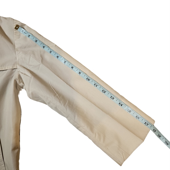 Teijin Juniors Trench Coat, Cream, Size 12 - Picture 13 of 14